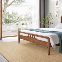 HKM-501587 Nordic Japanese Style Jute Floor Mat - Hand Stitched and Machine Woven, 50x80 cm
