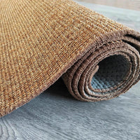 HKM-501587 Nordic Japanese Style Jute Floor Mat - Hand Stitched and Machine Woven, 50x80 cm