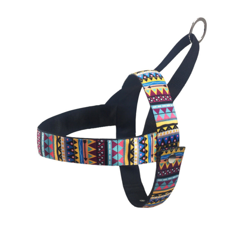HKM-501715 Adjustable Nylon Dog Chest Strap for All Sizes - Comfortable & Casual Design