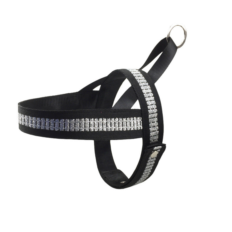 HKM-501715 Adjustable Nylon Dog Chest Strap for All Sizes - Comfortable & Casual Design