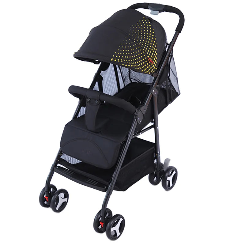 KTX-501715 One-Hand Foldable Baby Stroller for Ages 0-3 with Quick Folding Mechanism