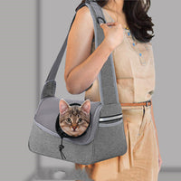 HKM-501715 Portable Breathable Ultra-light Pet Messenger Shoulder Bag for Small Animals