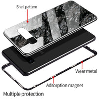HKM-501779 Galvanized Mobile Phone Protective Cover with Glass Texture and Simple Solid Color Design