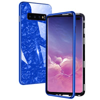 HKM-501779 Galvanized Mobile Phone Protective Cover with Glass Texture and Simple Solid Color Design