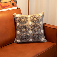 HKM-501971 Tufted Cotton Linen Waist Pillow for Sofa and Bed Use