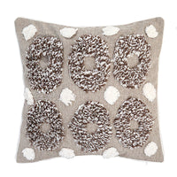 HKM-501971 Tufted Cotton Linen Waist Pillow for Sofa and Bed Use