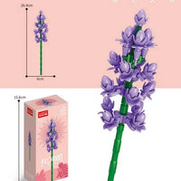 HKM-502163 Mini Bricks Artificial Flower Daffodil Building Blocks Set for Ages 5-7