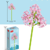 HKM-502163 Mini Bricks Artificial Flower Daffodil Building Blocks Set for Ages 5-7