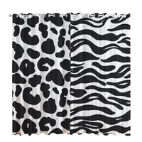 HKM-502227 Windproof and Warm Shading Curtains for Living Room and Bedroom - Modern Stripe, Heart, and Geometric Patterns