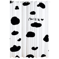 HKM-502227 Windproof and Warm Shading Curtains for Living Room and Bedroom - Modern Stripe, Heart, and Geometric Patterns