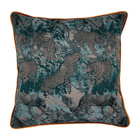 HKM-502483 Solid Color Abstract Plant Pattern Jacquard Pillow Cushion