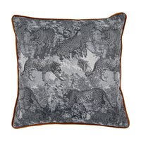 HKM-502483 Solid Color Abstract Plant Pattern Jacquard Pillow Cushion