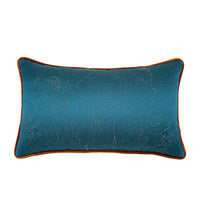 HKM-502483 Solid Color Abstract Plant Pattern Jacquard Pillow Cushion