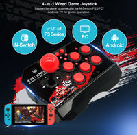 HKM-502547 4-in-1 Wired Game Controller for Nintendo Switch - USB Joystick Accessory