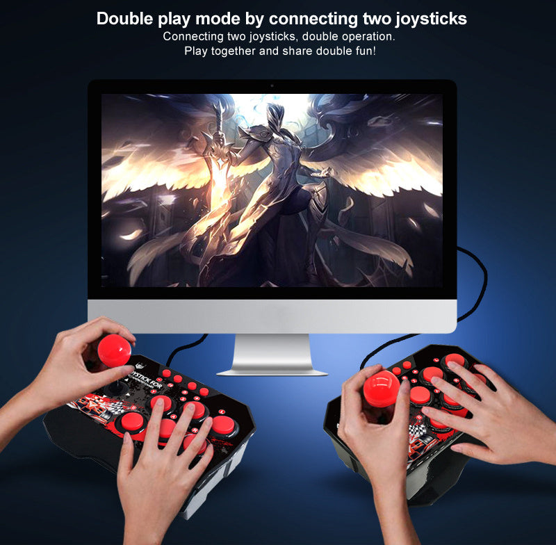 HKM-502547 4-in-1 Wired Game Controller for Nintendo Switch - USB Joystick Accessory