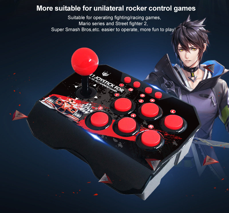 HKM-502547 4-in-1 Wired Game Controller for Nintendo Switch - USB Joystick Accessory