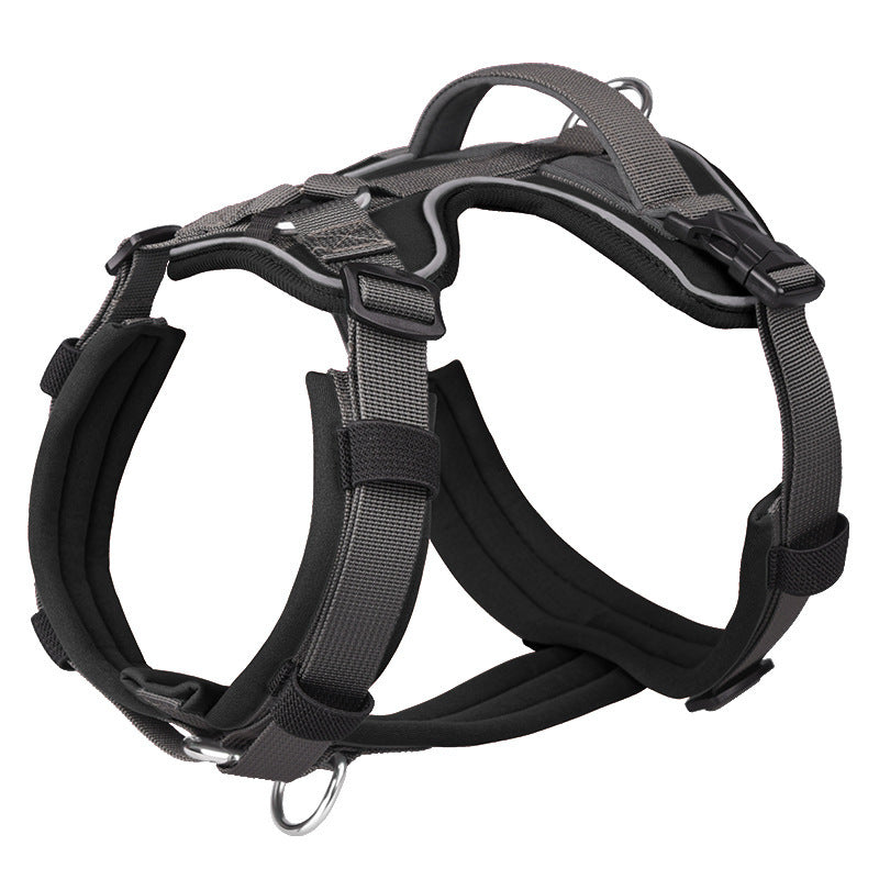 HKM-502867 Breathable Reflective Safety Harness for Dogs - Waterproof, Adjustable, Multiple Colors