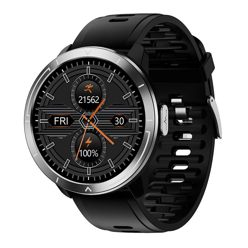 HKM-503187 Smart Bracelet with ECG Heart Rate Monitor and Bluetooth Connectivity - 1.3-Inch Touch Screen Sports Watch