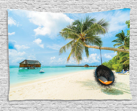 KTX-503379 Vibrant Printed Tapestry Made from 100% Polyester for Home Decor