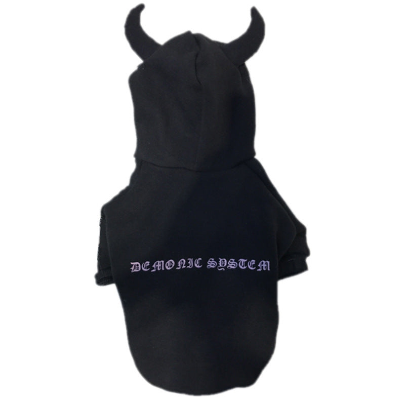 HKM-503443 Cozy Coral Velvet Dog Hoodie for Small to Medium Breeds in Winter-Compatible Design