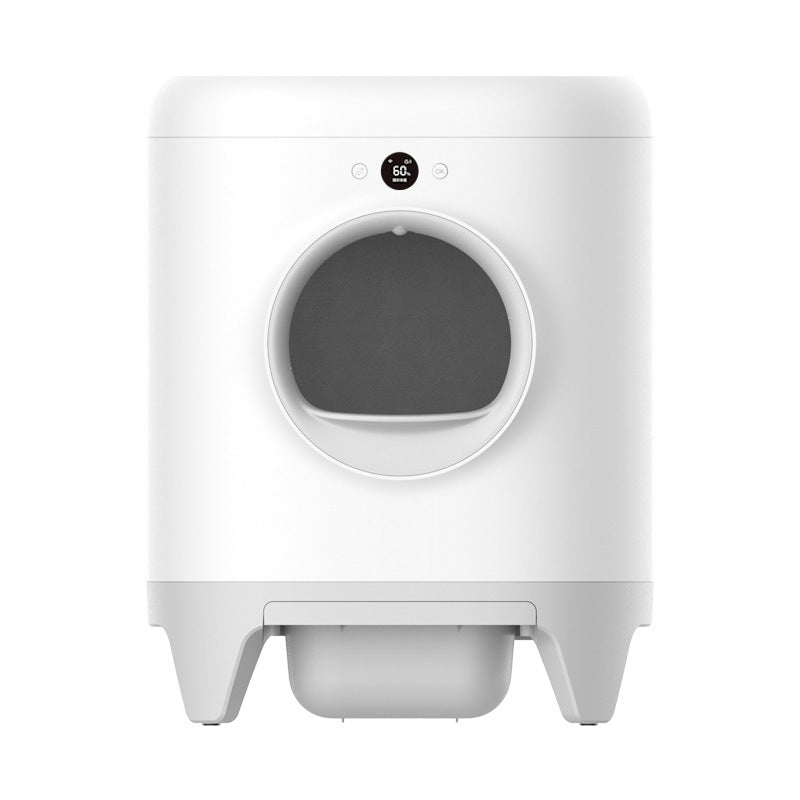 HKM-503507 Large Capacity 7L Automatic Cat Litter Box with Smart Self-Cleaning and Remote Control