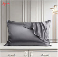 HKM-503507 Pure Mulberry Silk Pillowcase - Luxurious Natural Bedding for Single Pillow