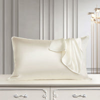 HKM-503507 Pure Mulberry Silk Pillowcase - Luxurious Natural Bedding for Single Pillow
