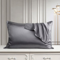 HKM-503507 Pure Mulberry Silk Pillowcase - Luxurious Natural Bedding for Single Pillow