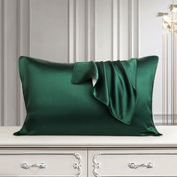 HKM-503507 Pure Mulberry Silk Pillowcase - Luxurious Natural Bedding for Single Pillow