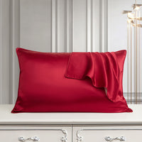 HKM-503507 Pure Mulberry Silk Pillowcase - Luxurious Natural Bedding for Single Pillow