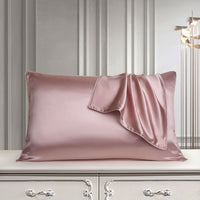 HKM-503507 Pure Mulberry Silk Pillowcase - Luxurious Natural Bedding for Single Pillow
