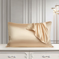 HKM-503507 Pure Mulberry Silk Pillowcase - Luxurious Natural Bedding for Single Pillow