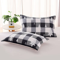 HKM-503635 Three-Layer Blended Gauze Pillow Cover in Various Colors and Prints