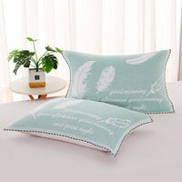 HKM-503635 Three-Layer Blended Gauze Pillow Cover in Various Colors and Prints