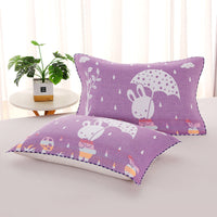 HKM-503635 Three-Layer Blended Gauze Pillow Cover in Various Colors and Prints