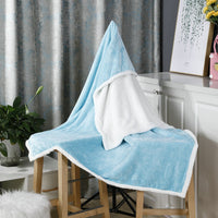 HKM-503827 Cozy Double-Layer Flannel Blanket for All Seasons - Multiple Christmas Styles Available