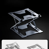 HKM-503891 Aluminum Alloy Laptop Bracket with Adjustable Heights for Improved Heat Dissipation and Portability