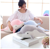 HKM-503955 Oversized Dolphin Pillow Doll - Soft Down Cotton Filling, Available in 50cm, 60cm, 70cm