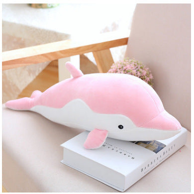 HKM-503955 Oversized Dolphin Pillow Doll - Soft Down Cotton Filling, Available in 50cm, 60cm, 70cm