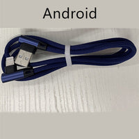 HKM-504019 Fast Charging USB Cable with Pure Copper Wire Core and Durable Denim Covering