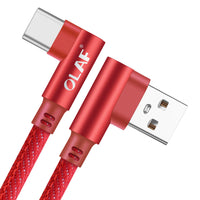 HKM-504019 Fast Charging USB Cable with Pure Copper Wire Core and Durable Denim Covering