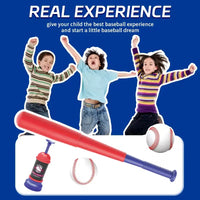 HKM-504083 Three-in-One Adjustable Baseball Training Set for Kids - Indoor and Outdoor Use