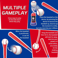 HKM-504083 Three-in-One Adjustable Baseball Training Set for Kids - Indoor and Outdoor Use