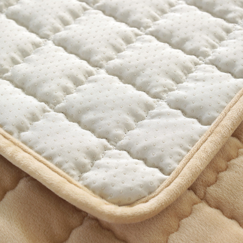 HKM-504211 Plush Sofa Cover in Multiple Colors with Anti-Skid Backing and Quilted Cotton Interlayer