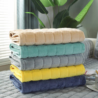 HKM-504211 Plush Sofa Cover in Multiple Colors with Anti-Skid Backing and Quilted Cotton Interlayer