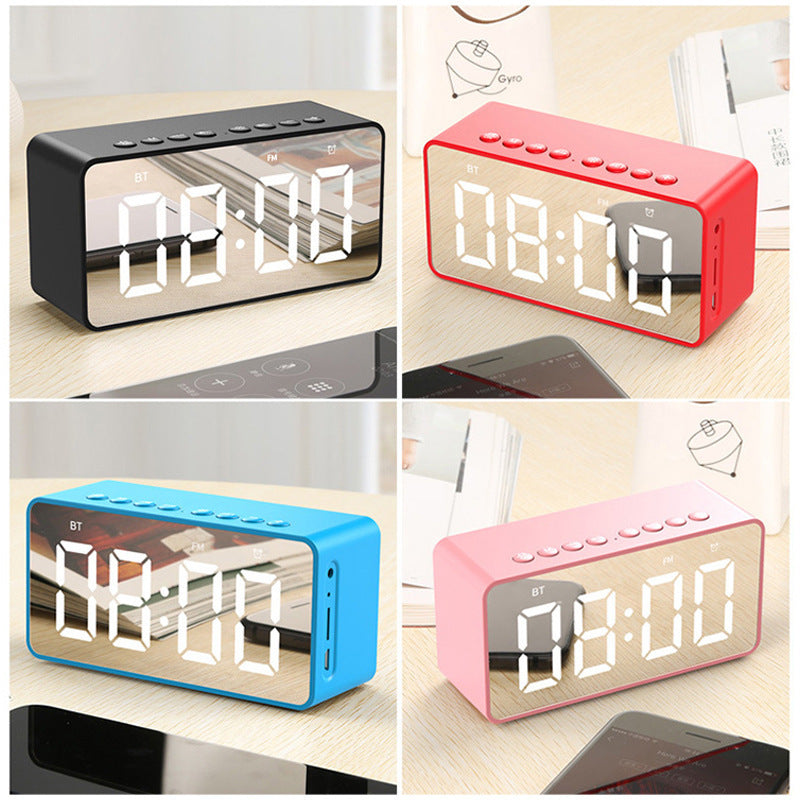KTX-504531 Bluetooth Alarm Clock Speaker with MicroSD Card Slot and Hands-Free Calling Capability