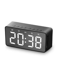 HKM-504531 Bluetooth Alarm Clock Speaker with MicroSD Card Slot and Hands-Free Calling Capability