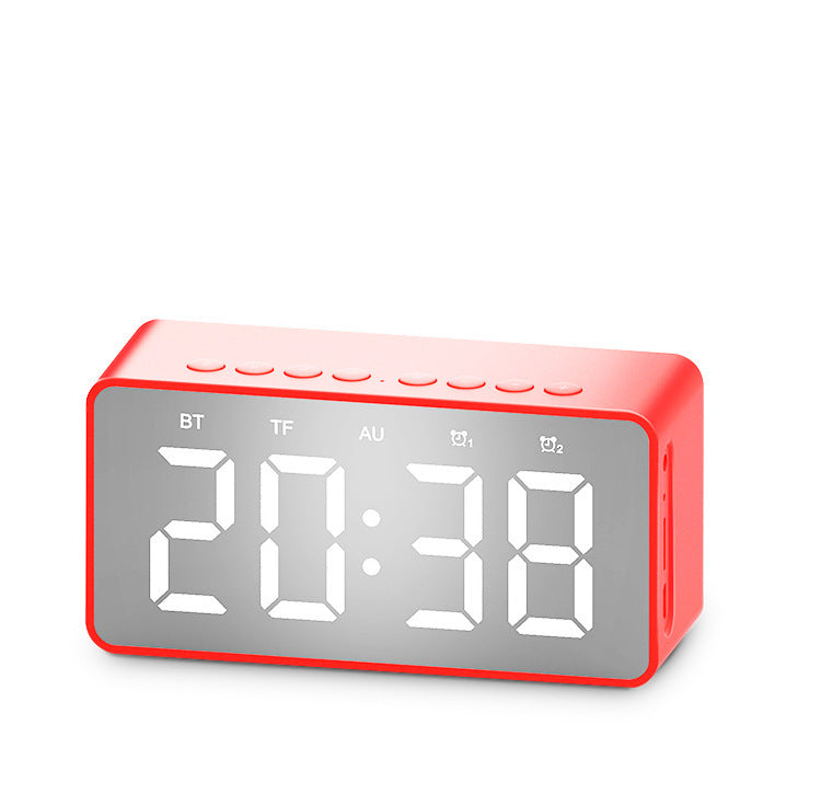 KTX-504531 Bluetooth Alarm Clock Speaker with MicroSD Card Slot and Hands-Free Calling Capability