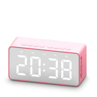 HKM-504531 Bluetooth Alarm Clock Speaker with MicroSD Card Slot and Hands-Free Calling Capability
