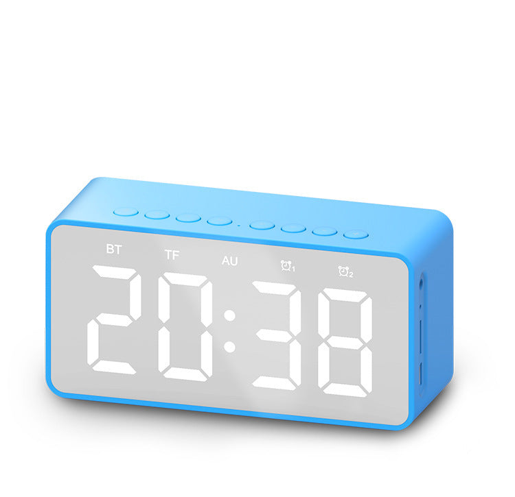 KTX-504531 Bluetooth Alarm Clock Speaker with MicroSD Card Slot and Hands-Free Calling Capability